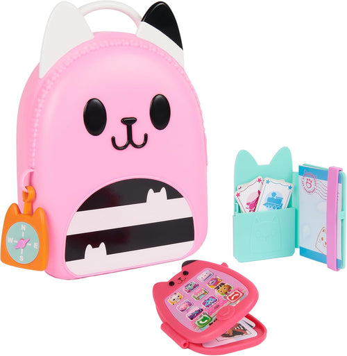 , Gabby Girl On-The-Go Travel Set, Pretend Play Travel Toys, Toy Passport, Toy Phone and Compass Charm, Kids Toys for Girls & Boys 3+
