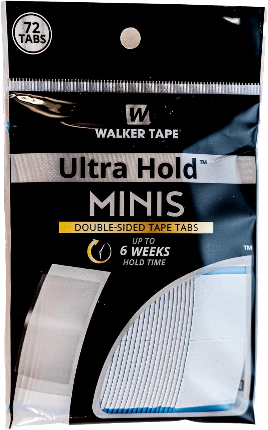 'S Ultra Hold Minis Adhesive Tape Strips 72 Pack